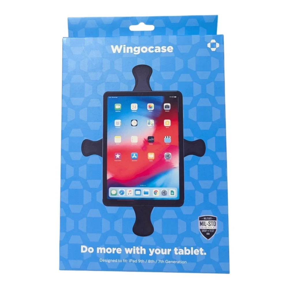H4. WingoCase‎ for Apple iPad (9th/8th/7th Gen) - Black